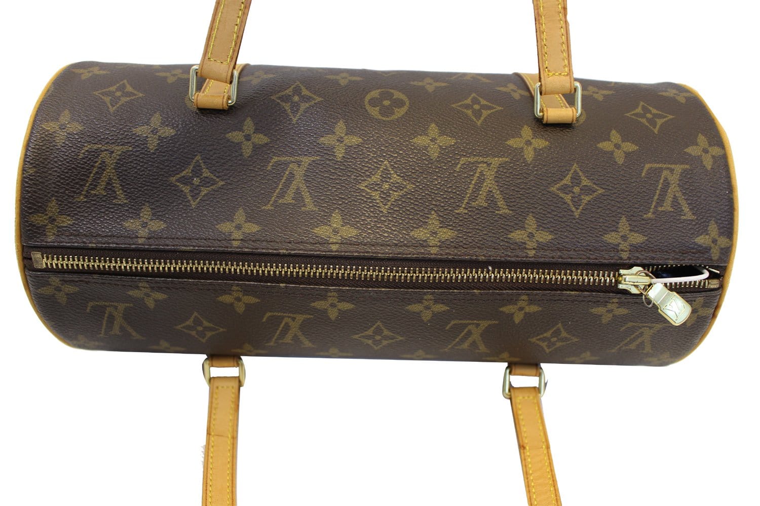 Louis * Vuitton monogram papiyon30 Vintage Old LOUIS VUITTON jpy tube type  handbag [TH8901-QR6: Real Yahoo auction salling
