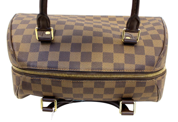 LOUIS VUITTON Damier Ebene Ribera MM Brown Satchel Bag