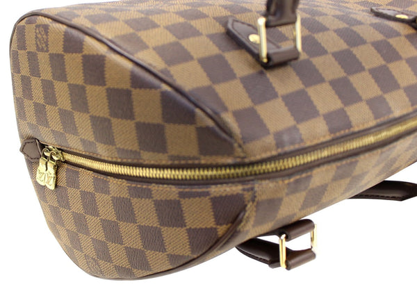 LOUIS VUITTON Damier Ebene Ribera MM Brown Satchel Bag