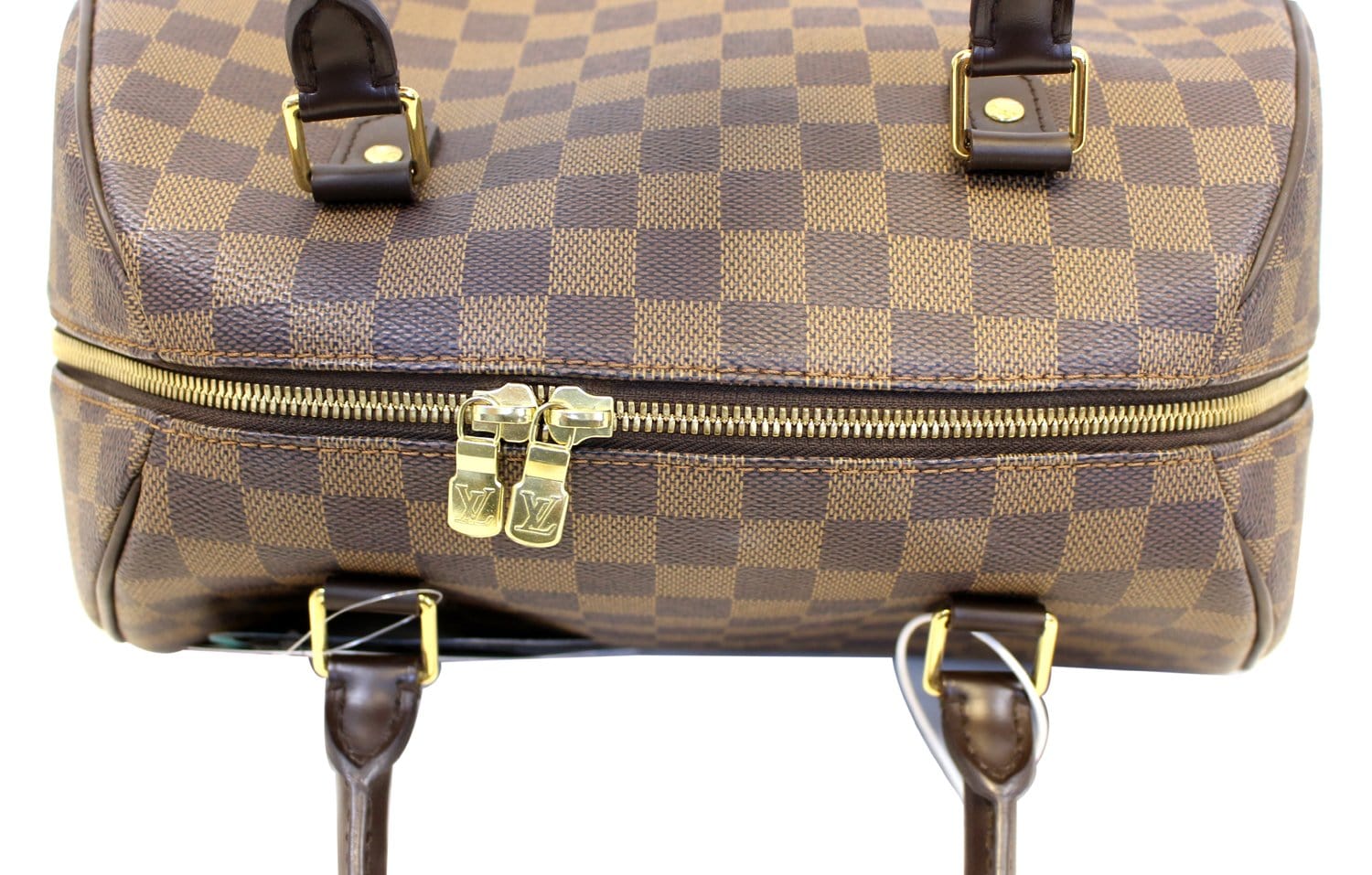Authentic Louis Vuitton Damier Ebene Mini Ribera Hand Bag