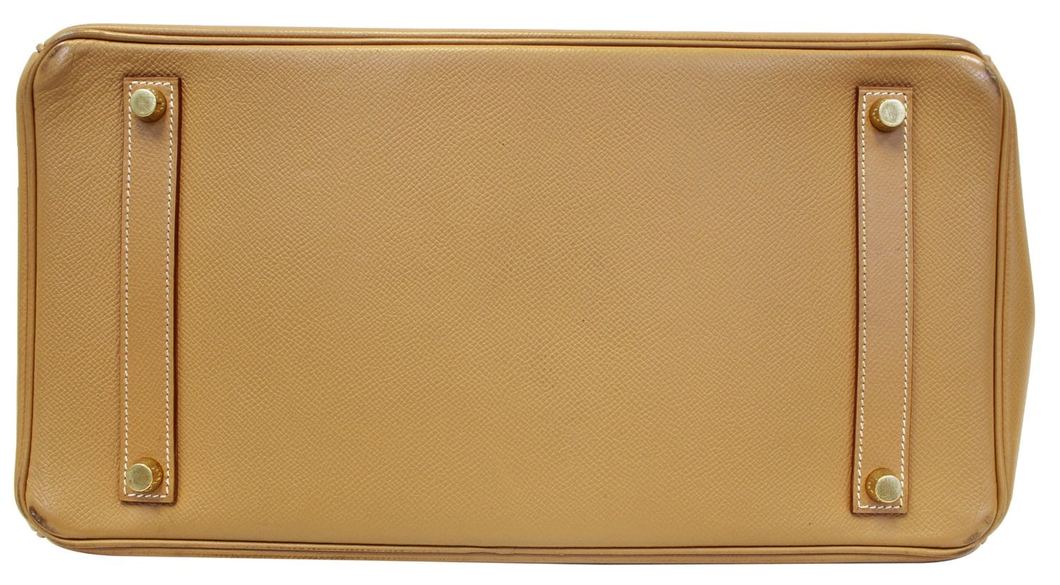 Hermes 35cm Gold Epsom Leather Birkin Bag with Gold Hardware