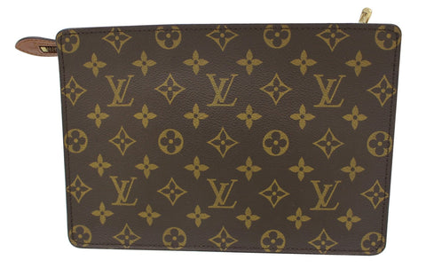 LOUIS VUITTON Monogram Canvas Pochette Homme Clutch