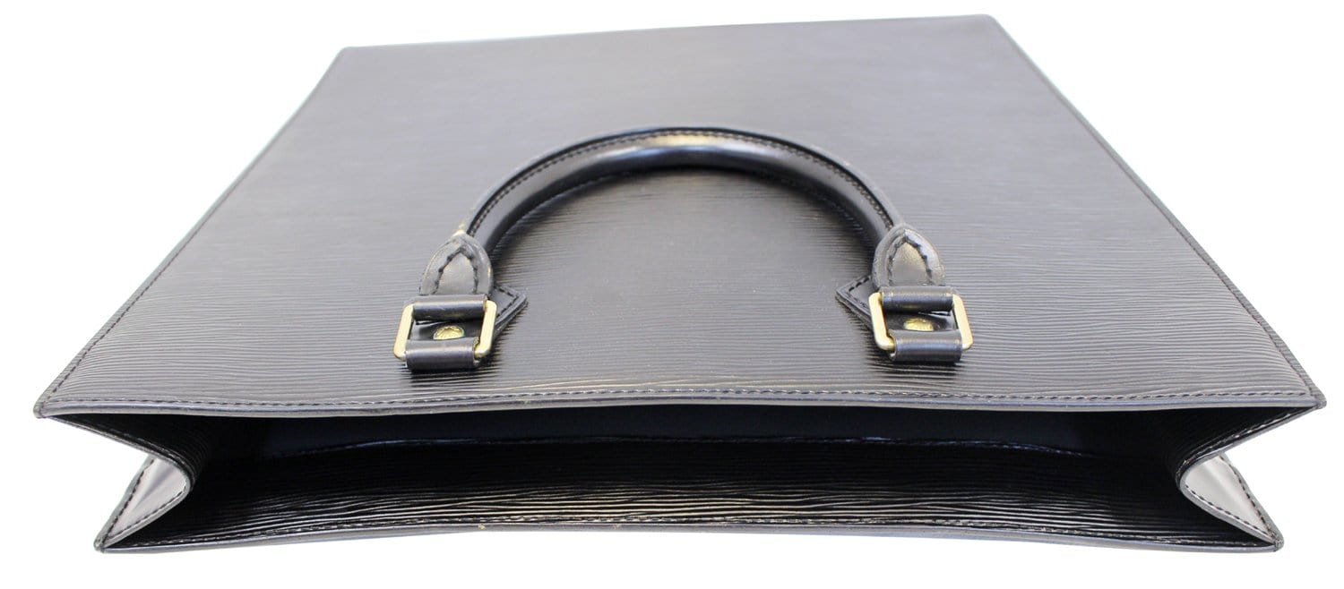 Louis Vuitton Louis Vuitton Sac Plat Black Epi Leather Handbag