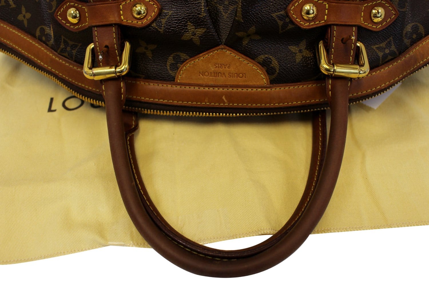 Tivoli leather handbag Louis Vuitton Brown in Leather - 34774404