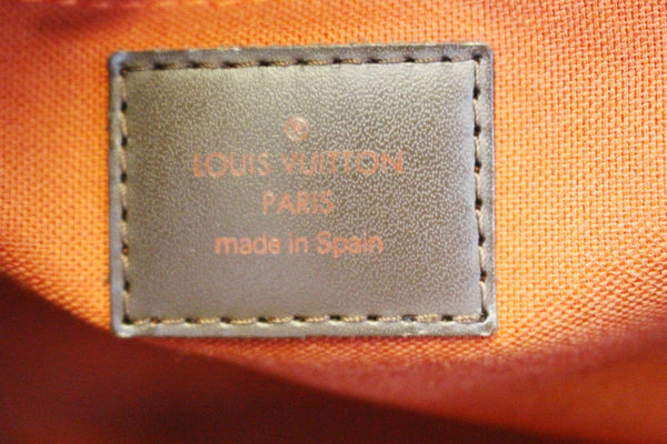 LOUIS VUITTON Damier Ebene Brown Rivela MM Satchel Bag