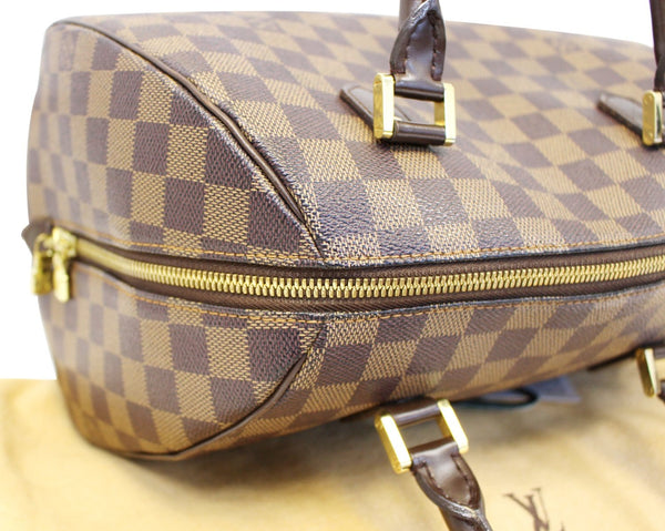 LOUIS VUITTON Damier Ebene Brown Rivela MM Satchel Bag