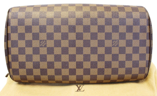 LOUIS VUITTON Damier Ebene Brown Rivela MM Satchel Bag