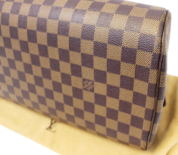 LOUIS VUITTON Damier Ebene Brown Rivela MM Satchel Bag