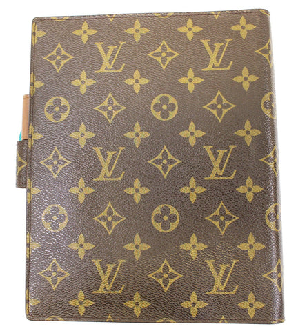 LOUIS VUITTON Monogram Canvas Brown Agenda GM Day Planner Cover