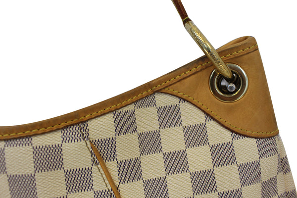 LOUIS VUITTON Damier Azur Galliera GM Satchel Bag