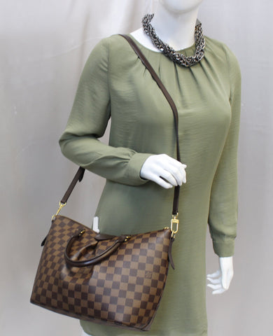 LOUIS VUITTON Siena PM Damier Ebene Shoulder Handbag