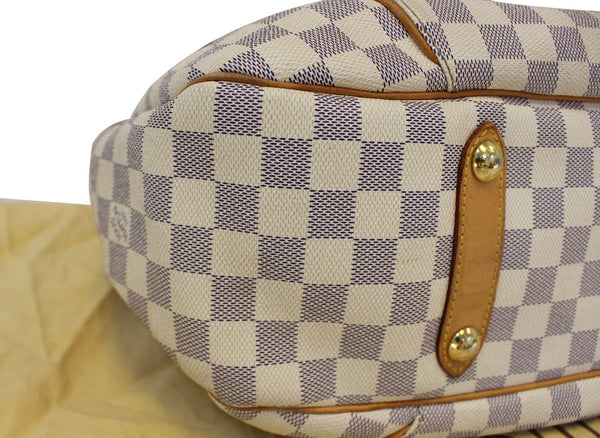 LOUIS VUITTON Damier Azur Galliera GM Satchel Bag