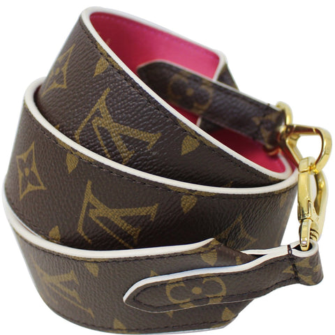 LOUIS VUITTON Monogram Bandouliere Shoulder Strap Pink