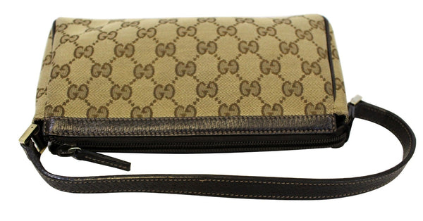 Gucci Beige/Ebony G Canvas Abbey D-Ring Pochette Bag