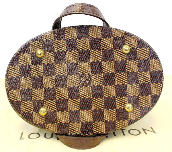 LOUIS VUITTON Damier Ebene Brown Marais Bucket Bag