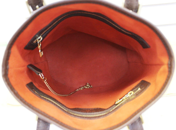 Louis Vuitton Damier Ebene Marais Bucket Bag with Pouch Brown ref