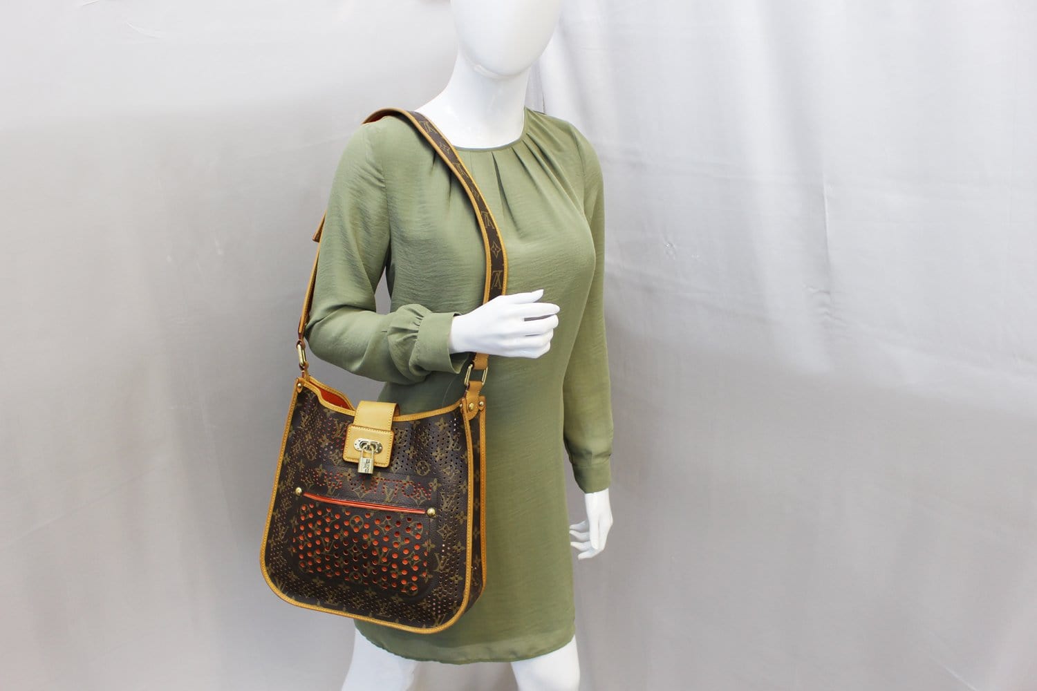Louis Vuitton, Bags, Louis Vuitton Monogram Musette Perforated Crossbody  Handbag Orange