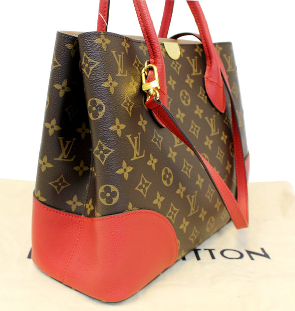 LOUIS VUITTON Cherry Monogram Canvas Flandrin Tote Shoulder Bag