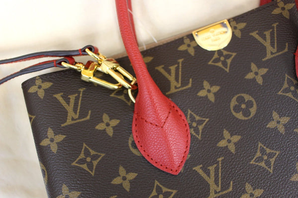 LOUIS VUITTON Cherry Monogram Canvas Flandrin Tote Shoulder Bag