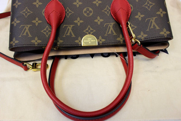 LOUIS VUITTON Cherry Monogram Canvas Flandrin Tote Shoulder Bag