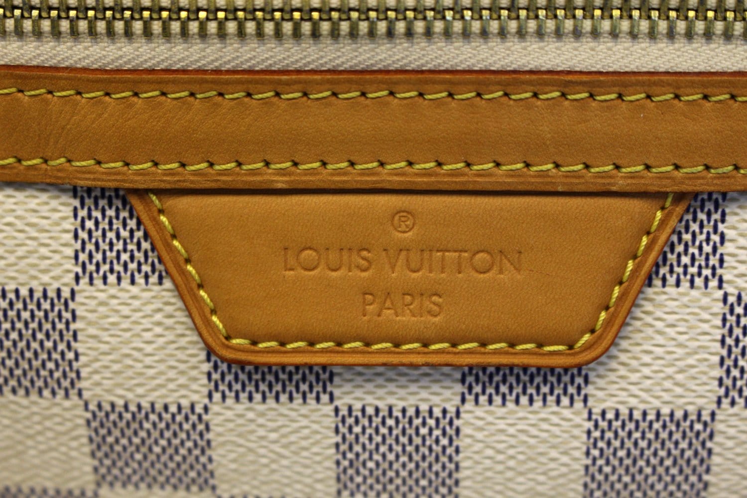 Louis Vuitton Vintage White Damier Azur Evora MM Canvas Tote, Best Price  and Reviews