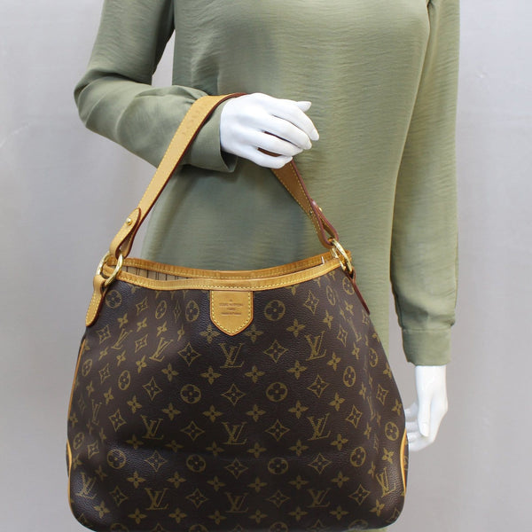 LOUIS VUITTON Delightful PM Monogram Canvas Shoulder Hobo Bag