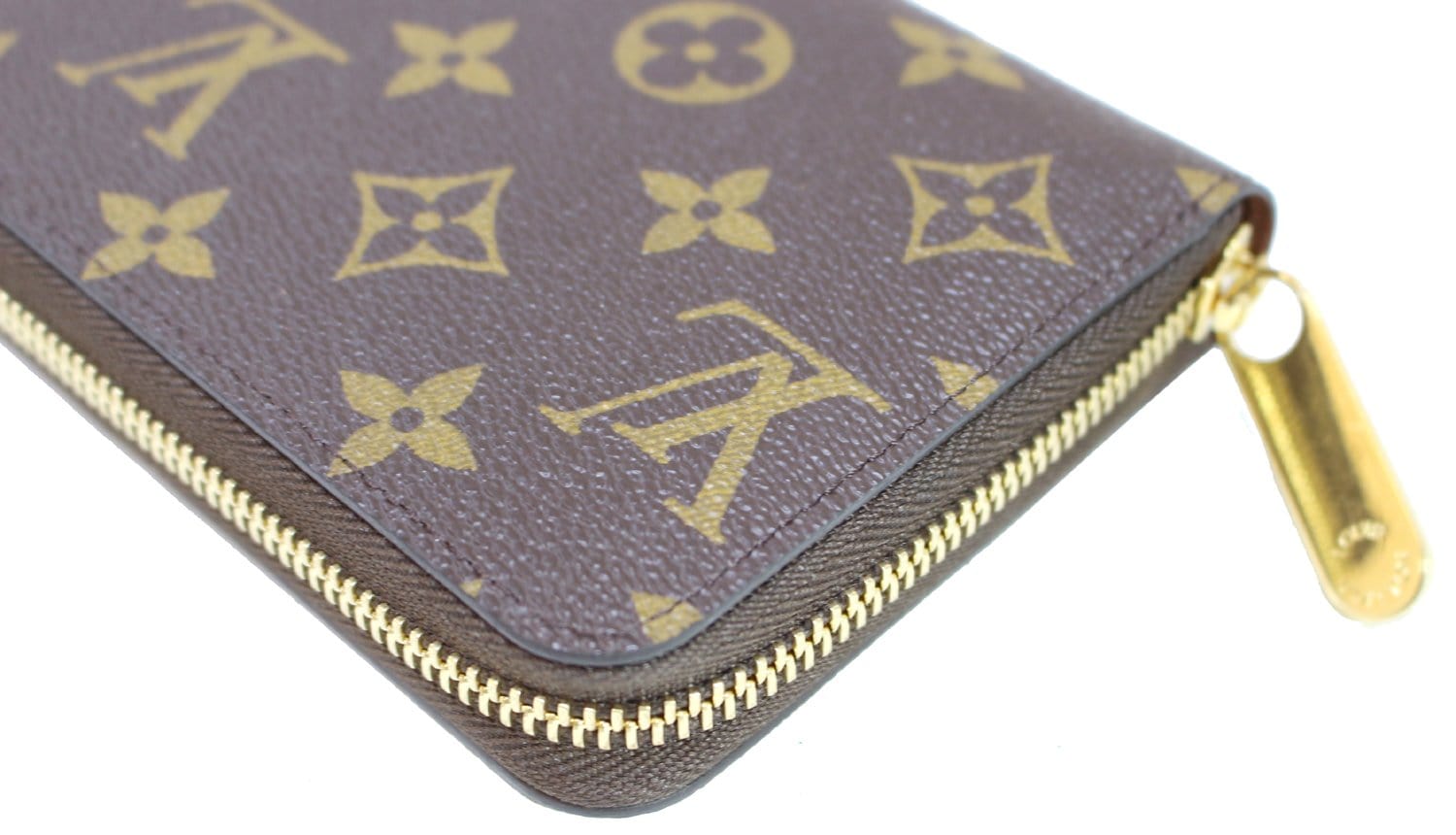 Zippy cloth wallet Louis Vuitton Brown in Fabric - 31712373