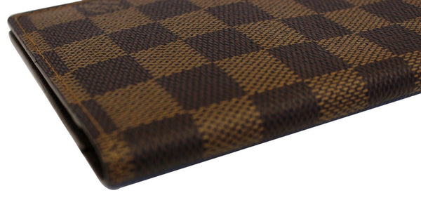 LOUIS VUITTON Monogram Canvas Checkbook Cover Card Holder Wallet