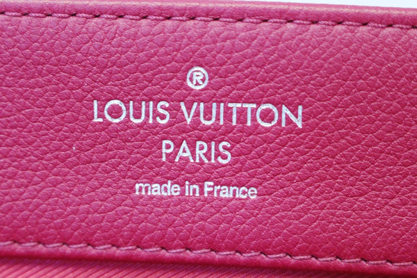 LOUIS VUITTON Burgundy/Pink Lockme II Shoulder Bag