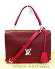 LOUIS VUITTON Burgundy/Pink Lockme II Shoulder Bag