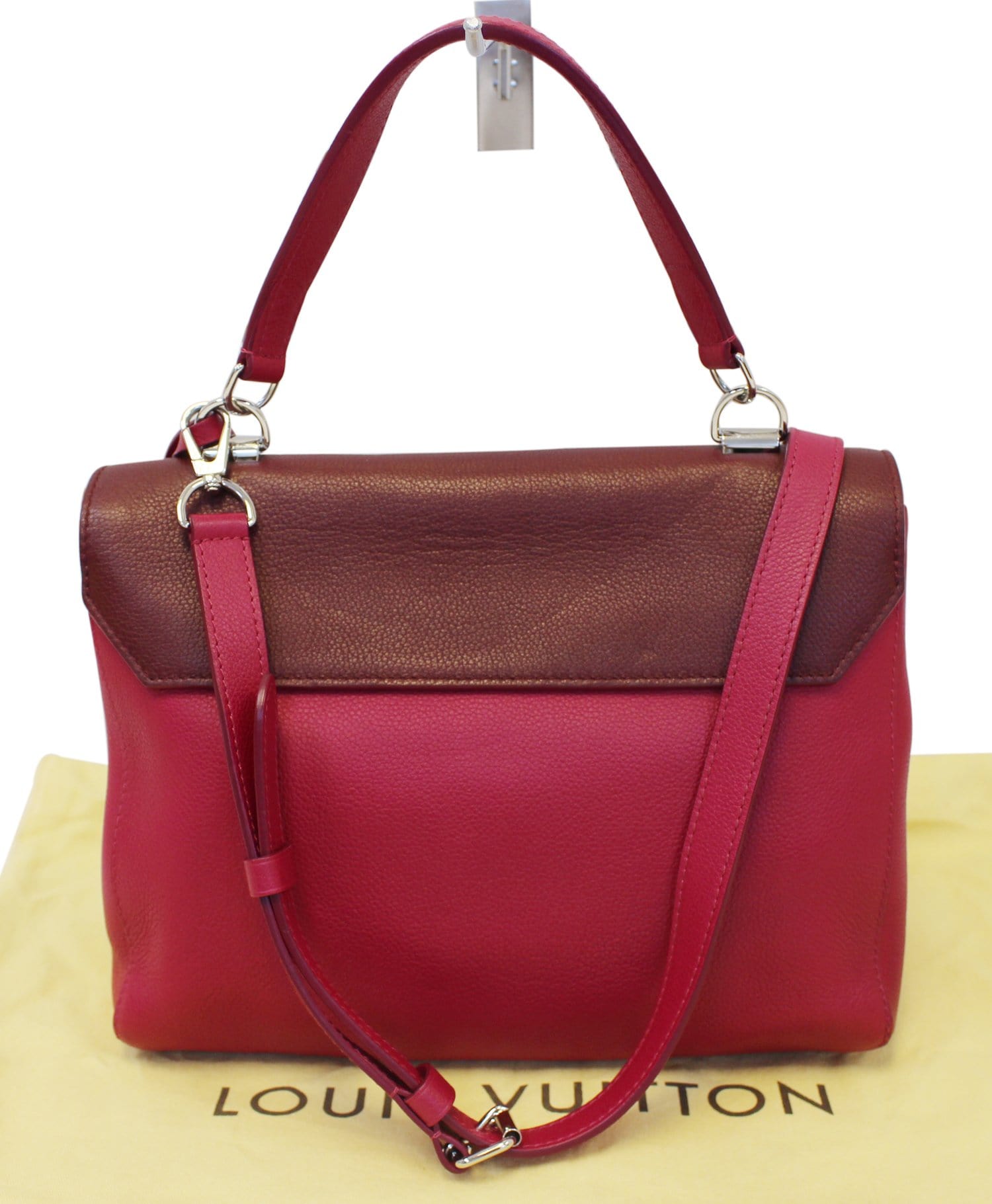 Louis Vuitton Ruby Red Leather Lockme II Top Handle Bag Louis Vuitton | The  Luxury Closet