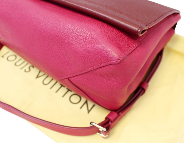 LOUIS VUITTON Burgundy/Pink Lockme II Shoulder Bag