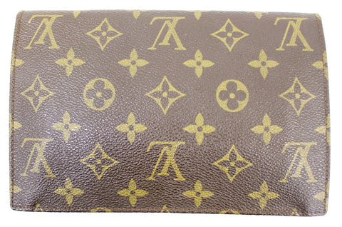 LOUIS VUITTON Pre Owned Monogram Canvas Pochette Rabat Clutch