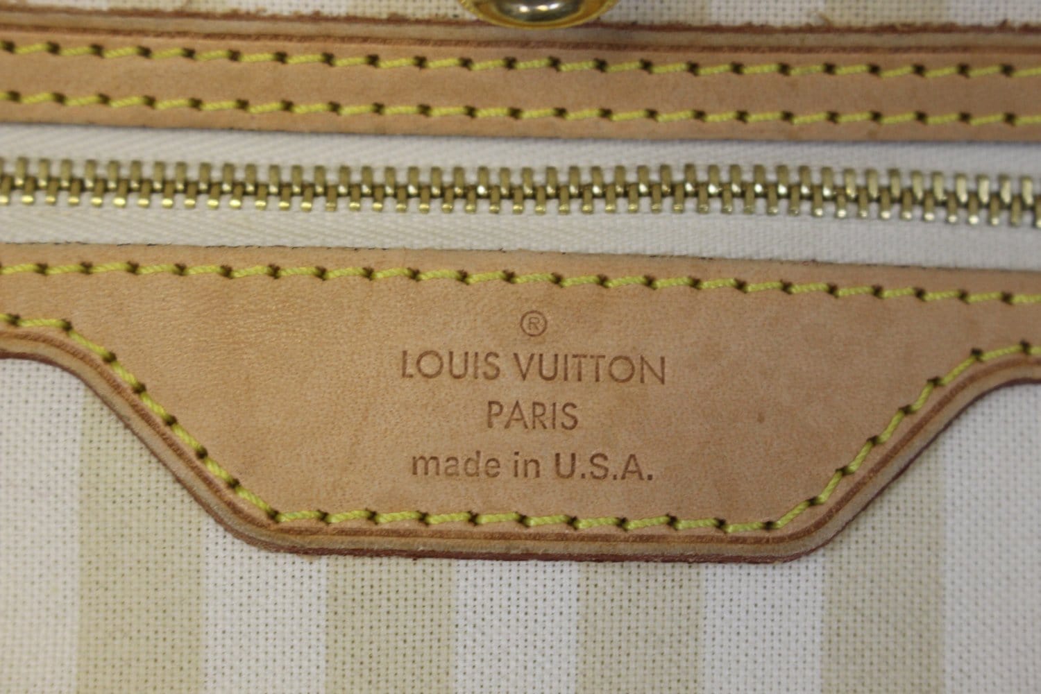 Louis Vuitton Rare Striped Monogram Rayures Neverfull MM Tote 1112lv50