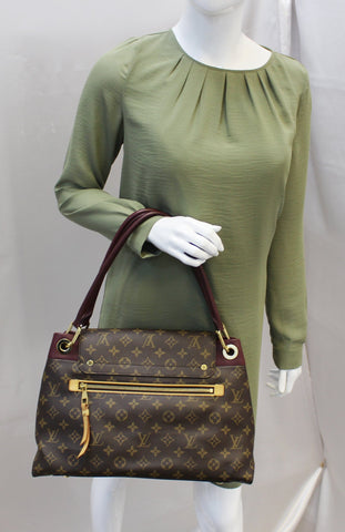 LOUIS VUITTON  Aurore Monogram Canvas Olympe Satchel Used Bag