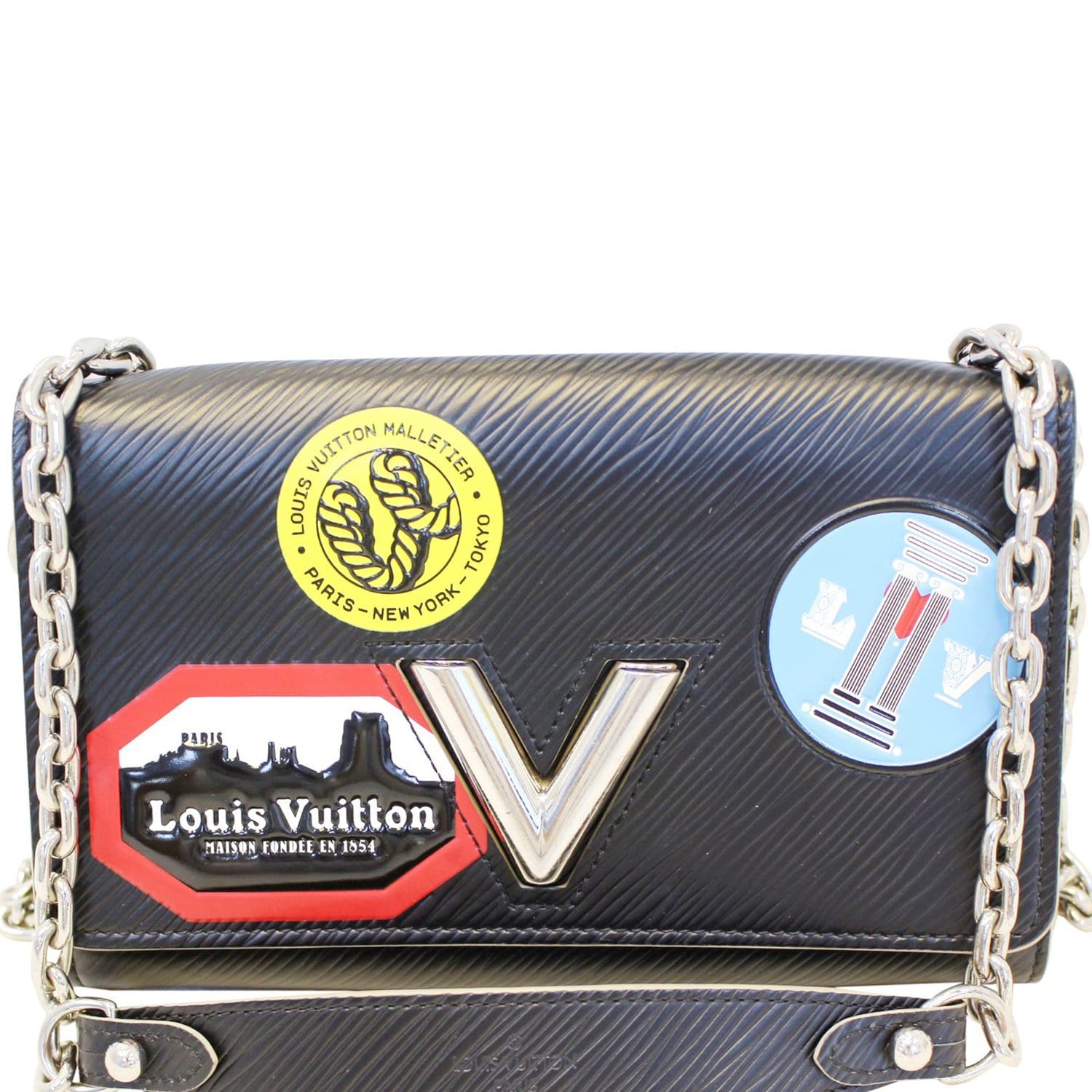 Louis Vuitton World Tour Epi Twist Chain Wallet (SHG-34469) – LuxeDH