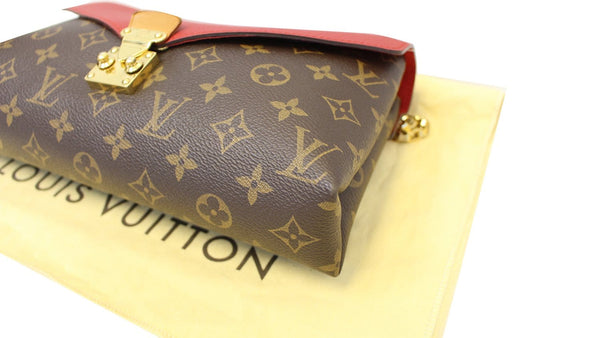 LOUIS VUITTON Monogram Canvas Pallas Chain Crossbody Bag