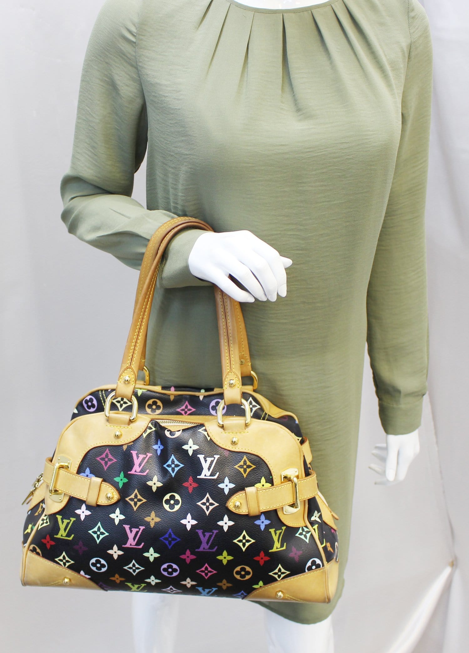 Louis Vuitton Noir Multicolor Claudia Shoulder Bag