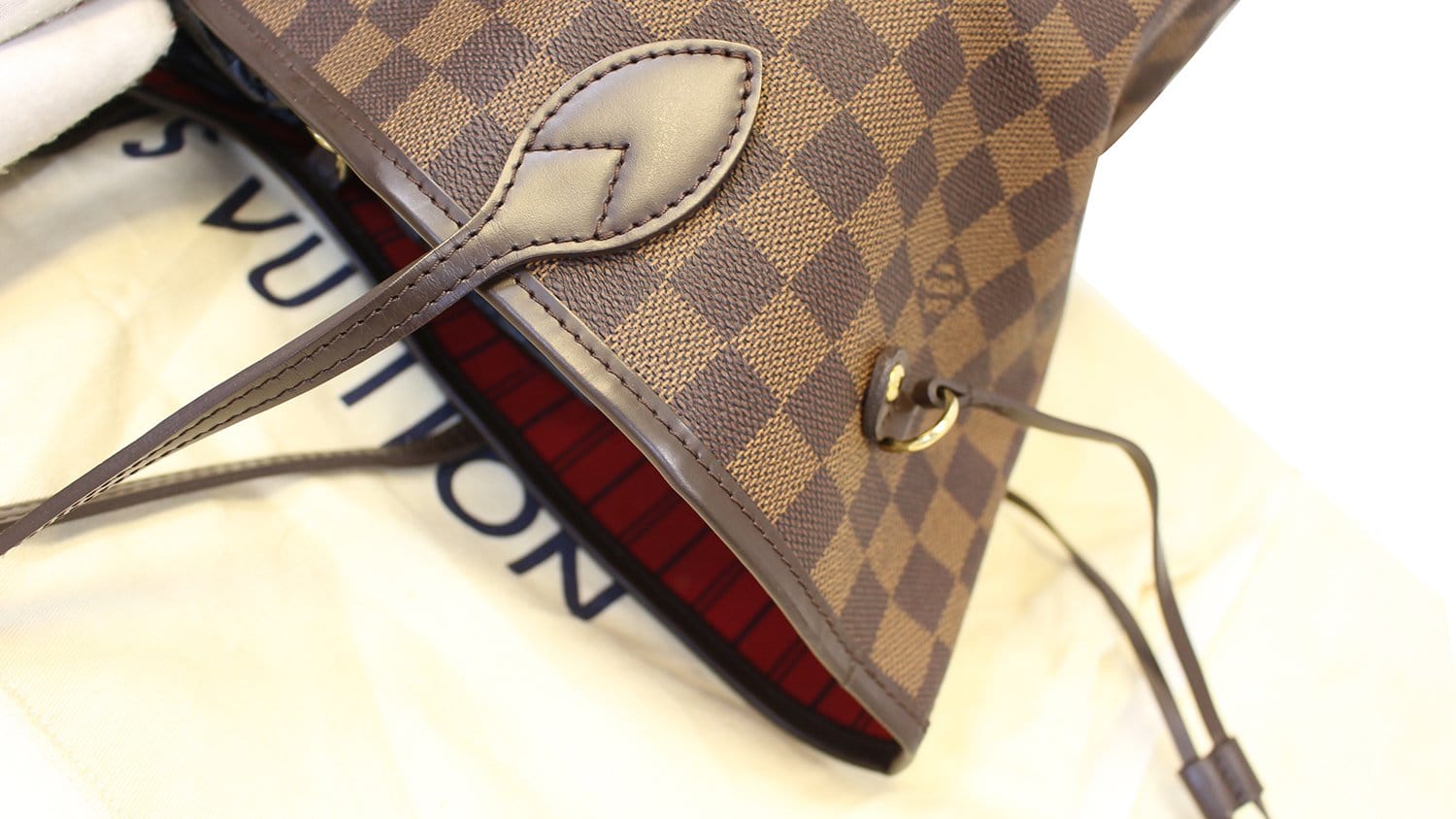 Louis Vuitton Neverfull mm Tote Bag(Ebene)