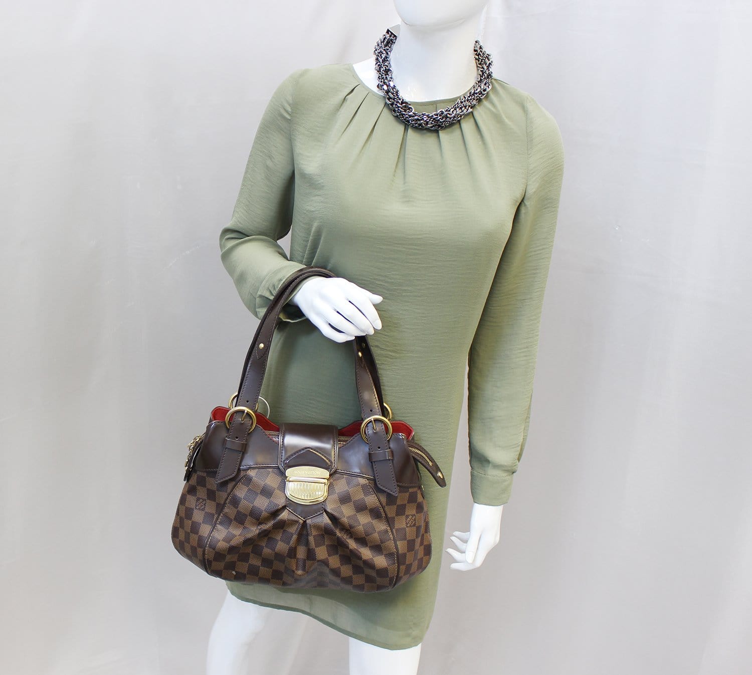 Sistina PM Damier Ebene – Keeks Designer Handbags