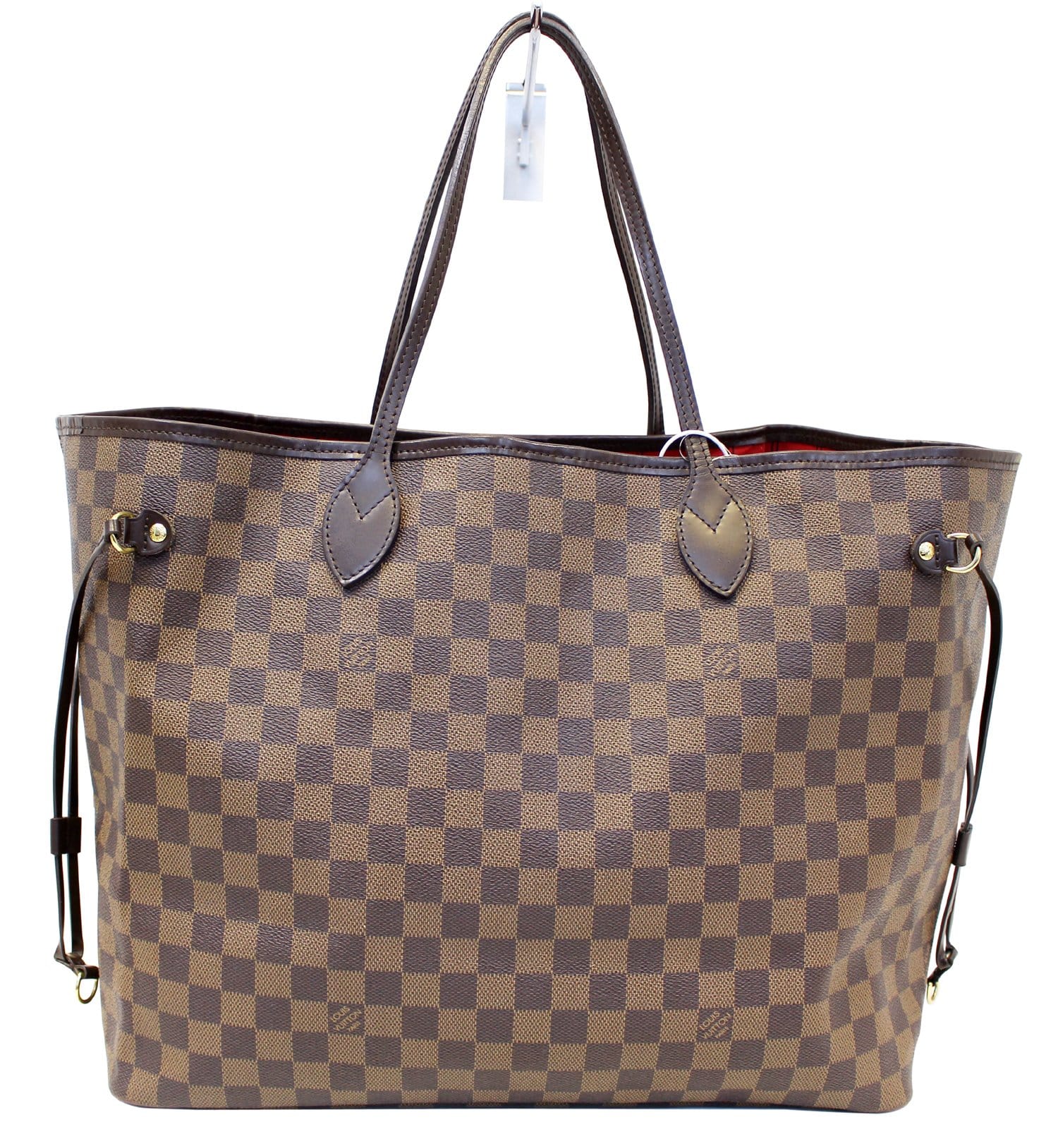 LOUIS VUITTON Damier Ebene Neverfull GM Brown Tote Bag TT2059