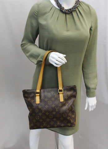 LOUIS VUITTON Monogram Canvas Cabas Piano Shoulder Bag