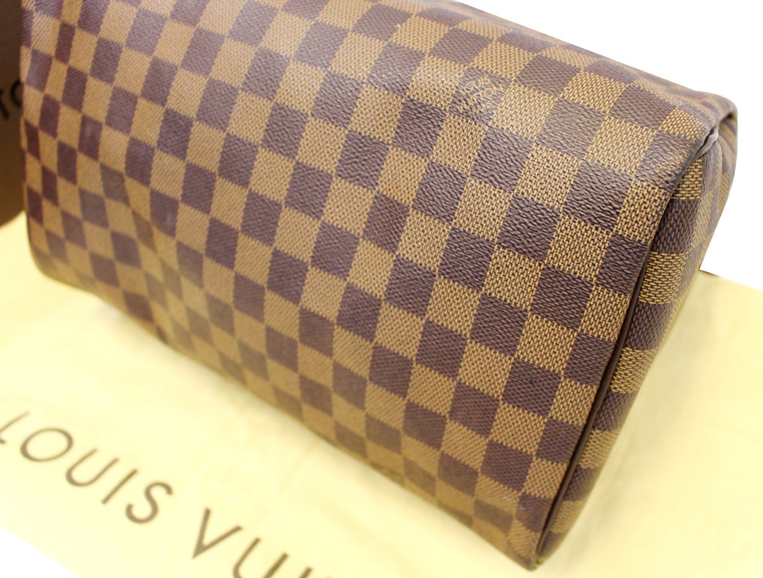 Louis Vuitton Damier Ebene Canvas Speedy Bags 30 N41531  Louis vuitton  handbags outlet, Louis vuitton handbags, Fashion