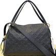 LOUIS VUITTON Ponthieu PM Empreinte Leather Shoulder Bag Black