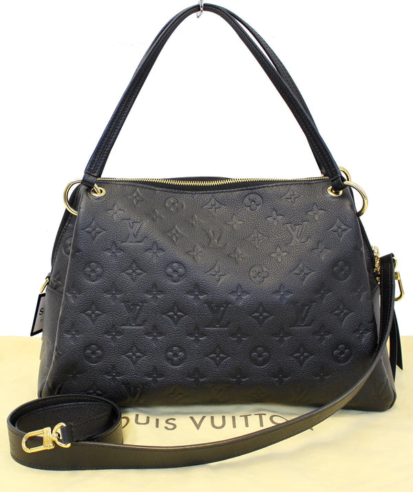 LOUIS VUITTON Ponthieu PM Empreinte Leather Shoulder Bag Black 