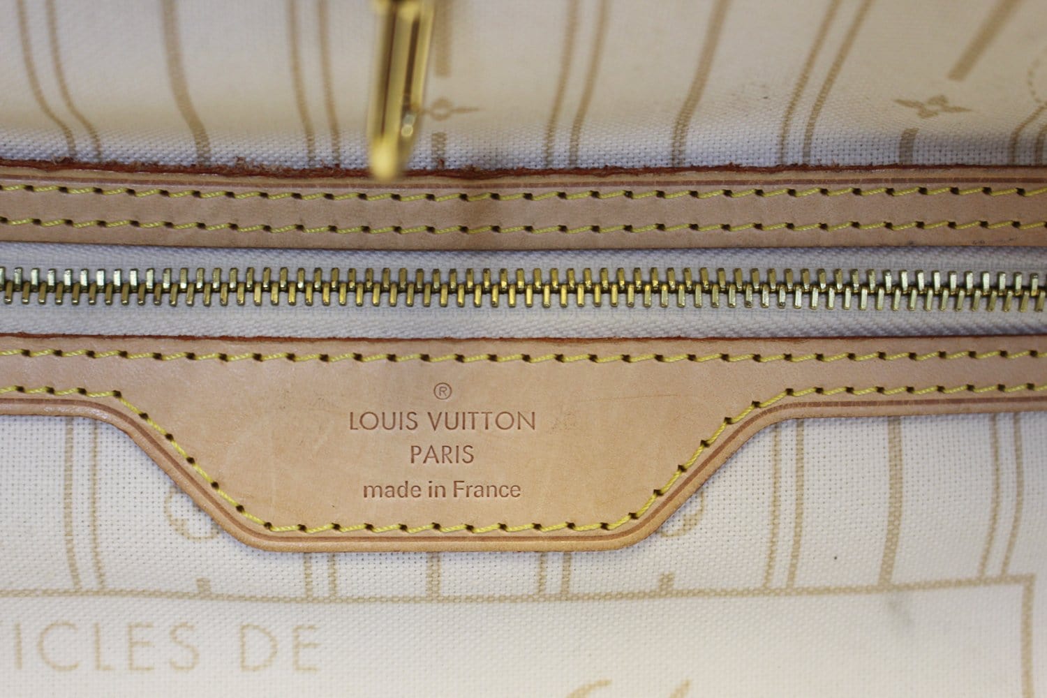 LOUIS VUITTON Hand Tote Bag LV Neverfull PM Damier Azur France 48180060100 P