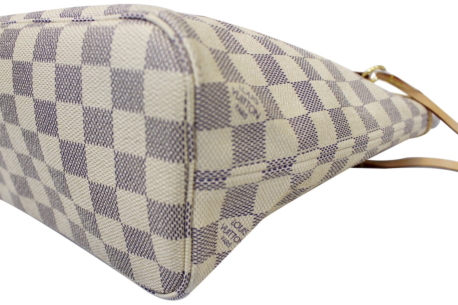 Louis Vuitton Damier Azur Neverfull PM Tote Bag Shoulder N51110