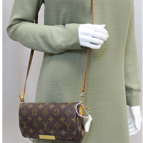 LOUIS VUITTON Favorite PM Monogram Canvas Crossbody Bag