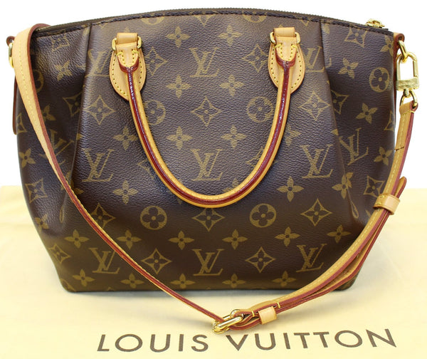 LOUIS VUITTON Turenne PM Monogram Canvas Shoulder Bag Brown