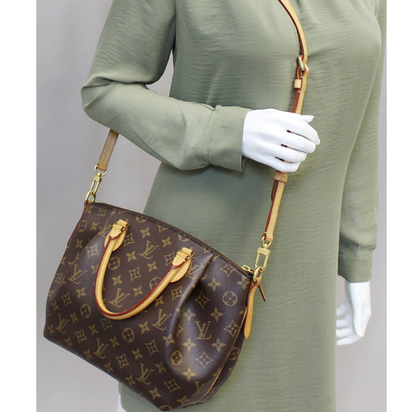 LOUIS VUITTON Turenne PM Monogram Canvas Shoulder Bag Brown